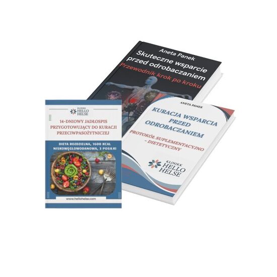 Skuteczne wsparcie przed odrobaczaniem + protokół suplementacyjno-dietetyczny + 14 dniowy jadłospis 